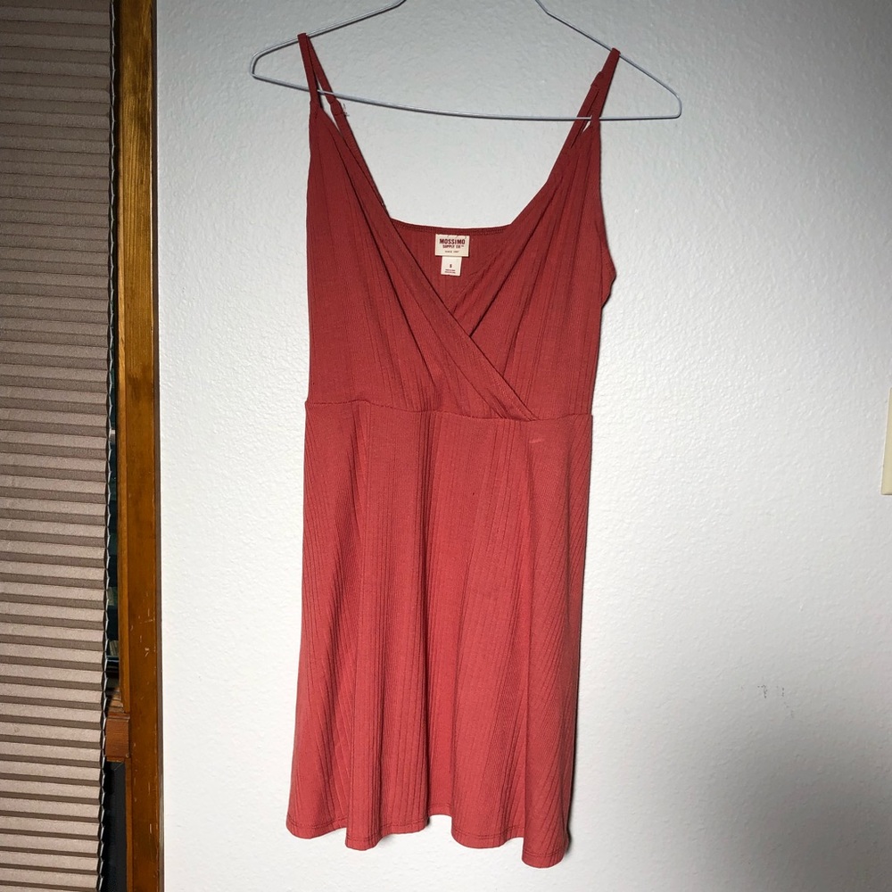 Salmon Wrap Dress